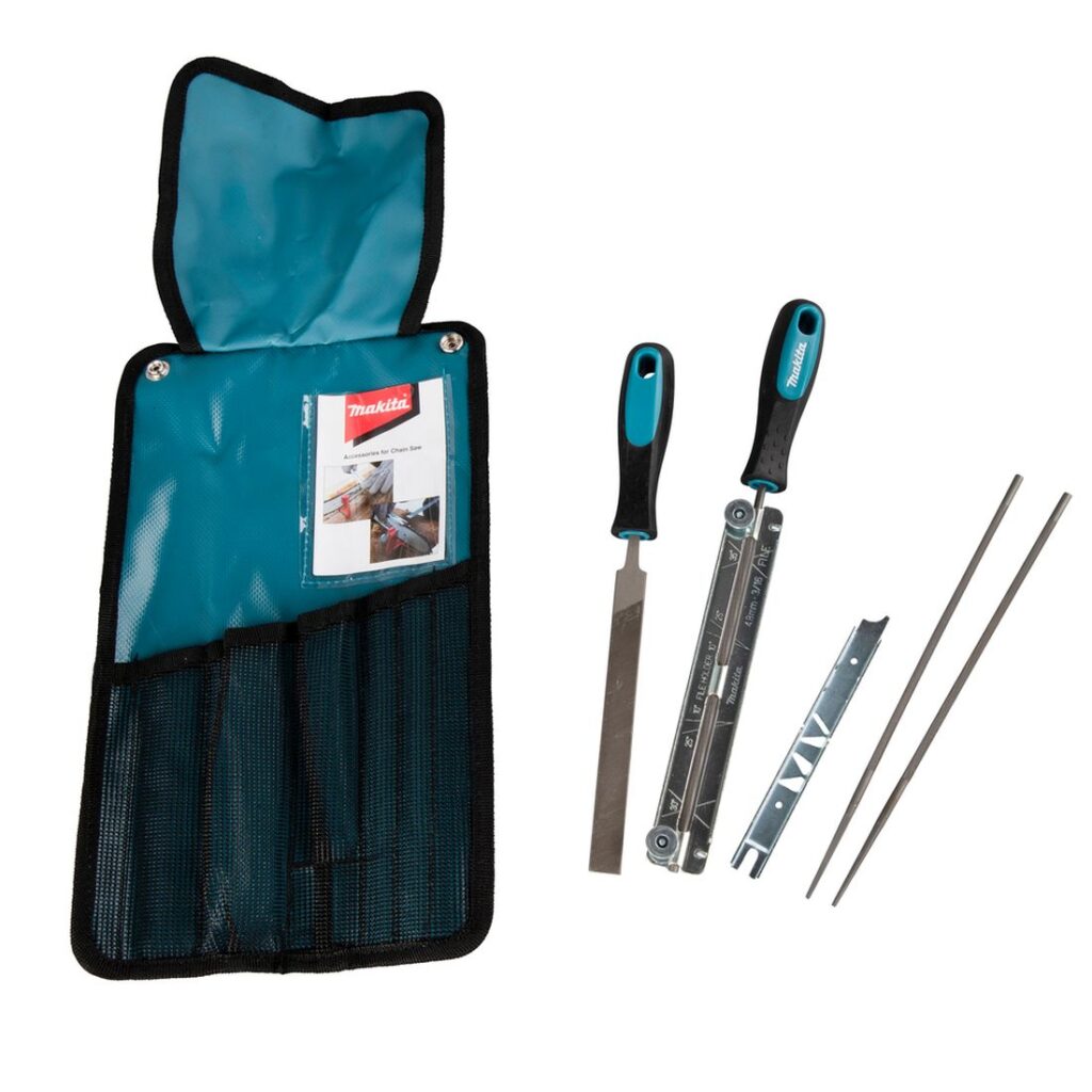 MAKITA Ketjun teroitussarja Ø 4,8 mm. Kuvassa Ketjun teroitussarja Ø 4,8 mm edestäpäin.