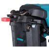 MAKITA Viimeistelynaulain LXT DBN601ZJ. Lähikuvassa Viimeistelynaulain LXT DBN601ZJ:n nokka oikealta etuviistosta.