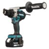 MAKITA Iskuporakone LXT DHP492. Kuvassa Iskuporakone LXT DHP492 oikealta etuviistosta.