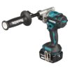 MAKITA Iskuporakone LXT DHP492. Kuvassa Iskuporakone LXT DHP492 vasemmalta takayläviistosta.