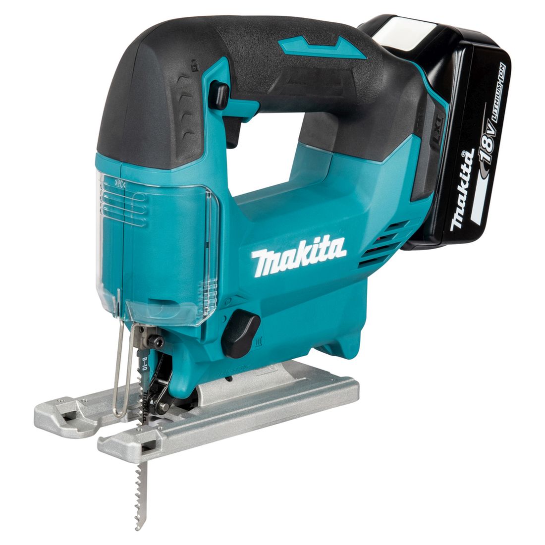 MAKITA Pistosaha LXT Basic. Kuvassa Pistosaha LXT oikealta etuyläviistosta.