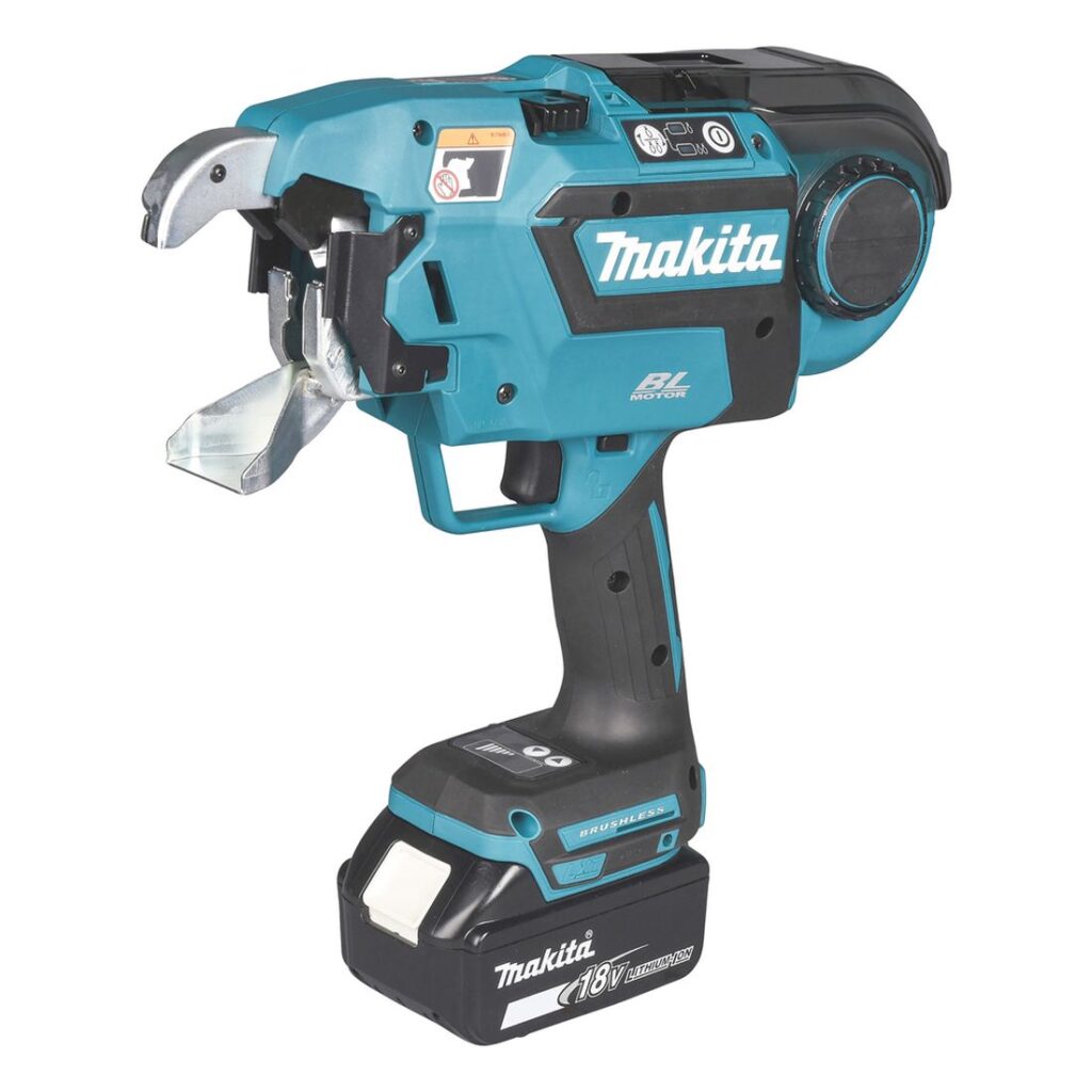 MAKITA Sidontakone LXT. Kuvassa Sidontakone LXT oikealta etuyläviistosta.