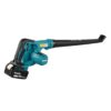 MAKITA Puhallin LXT DUB186. Kuvassa Puhallin LXT DUB186 oikealta takayläviistosta.