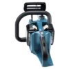 MAKITA Ketjusaha LXT DUC353. Kuvassa Ketjusaha LXT DUC353 takaapäin yläviistosta.