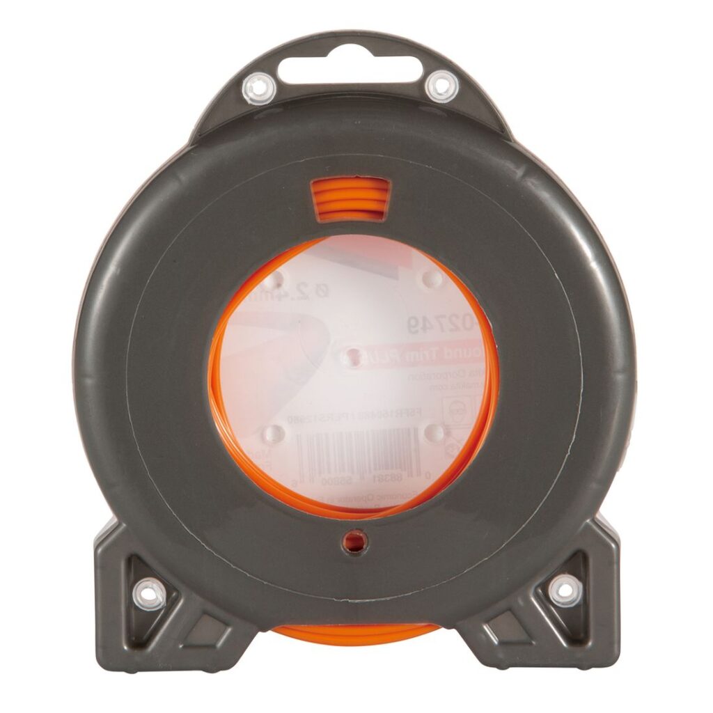 MAKITA Siima 2,4 mm x 15 m, pyöreä. Kuvassa tuotteen myyntipakkaus takaapäin.