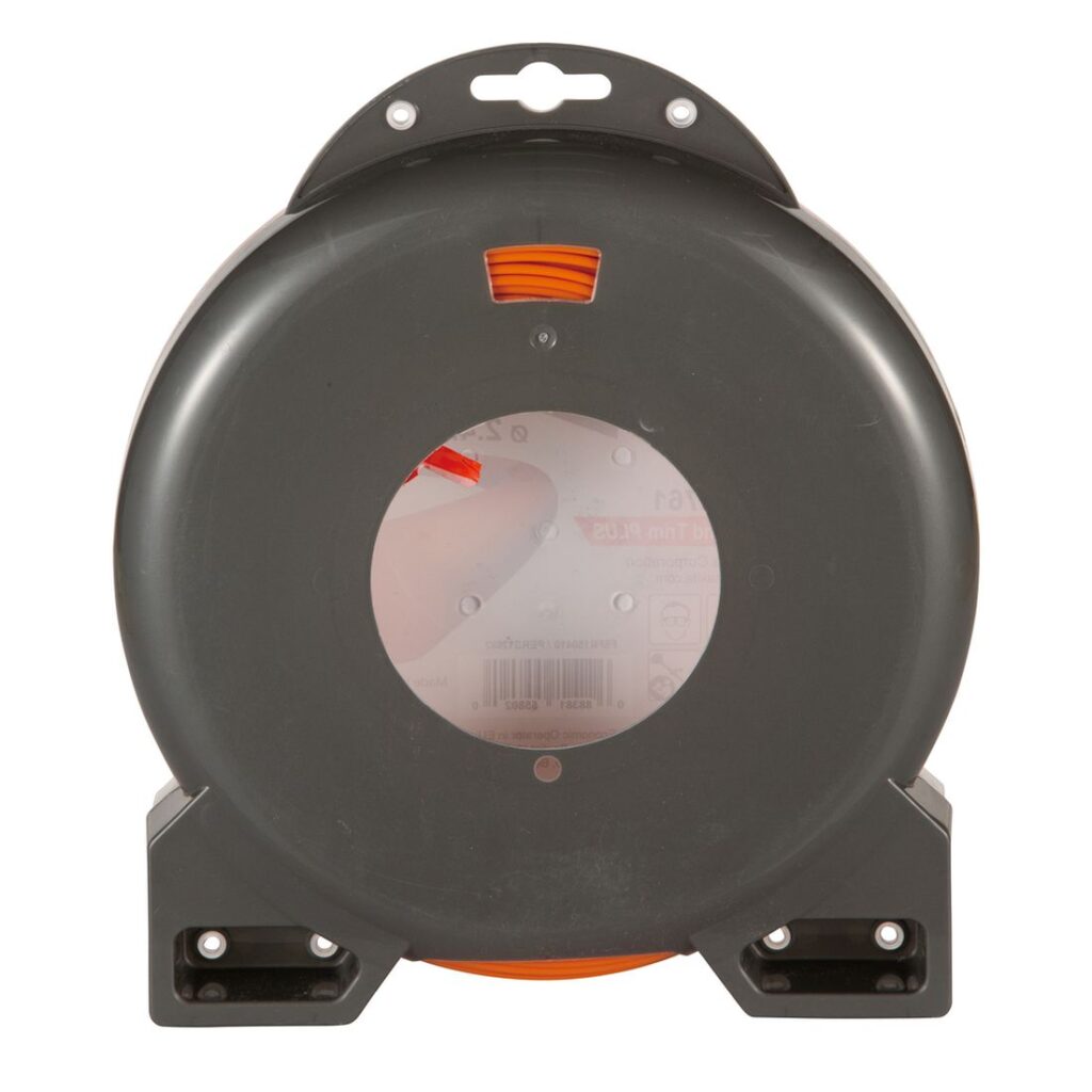 MAKITA Siima 2,4 mm x 87 m, pyöreä. Kuvassa tuotteen myyntipakkaus takaapäin.