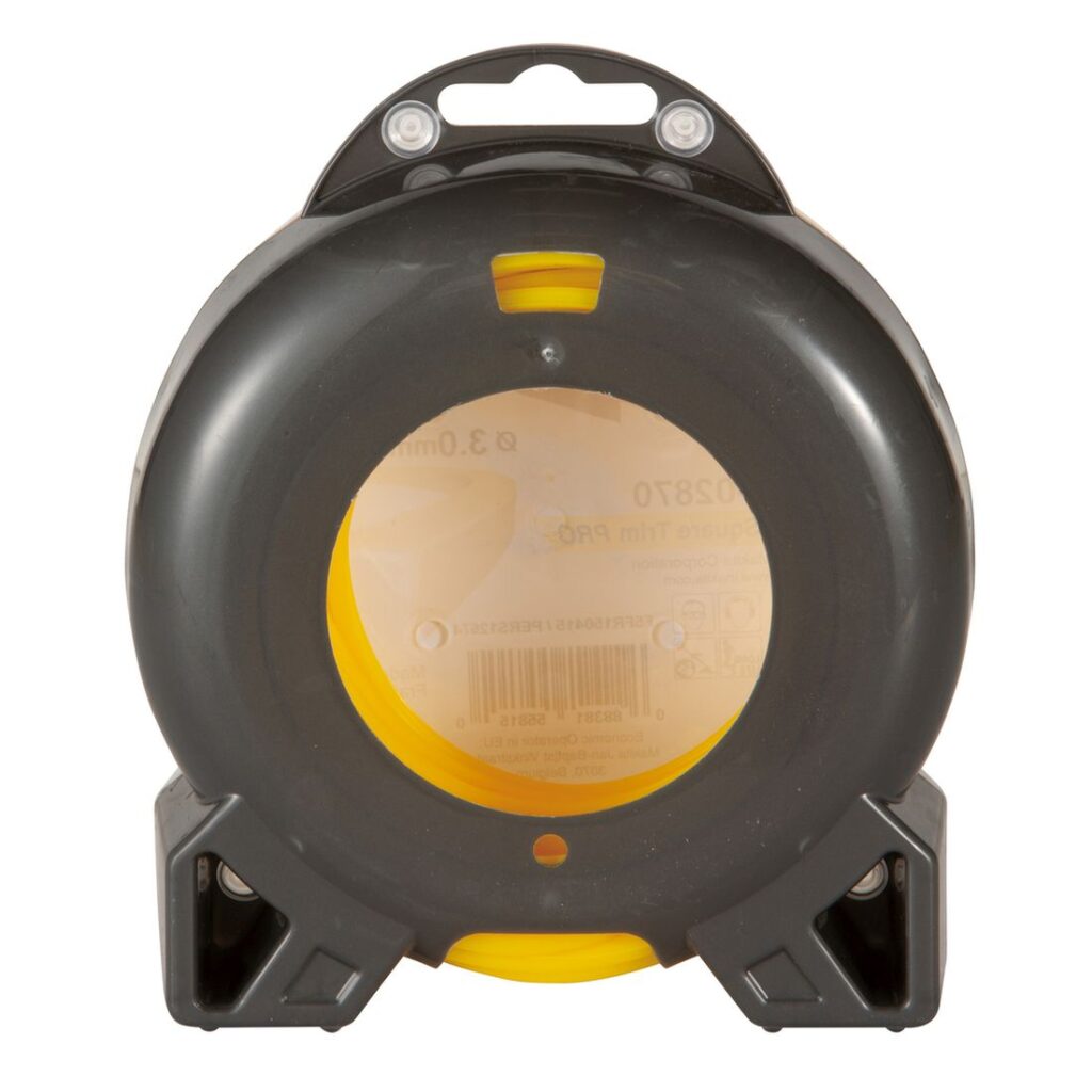 MAKITA Siima 3,0 mm x 15 m, neliö, kakskomponentti. Kuvassa tuotteen myyntipakkaus takaapäin.