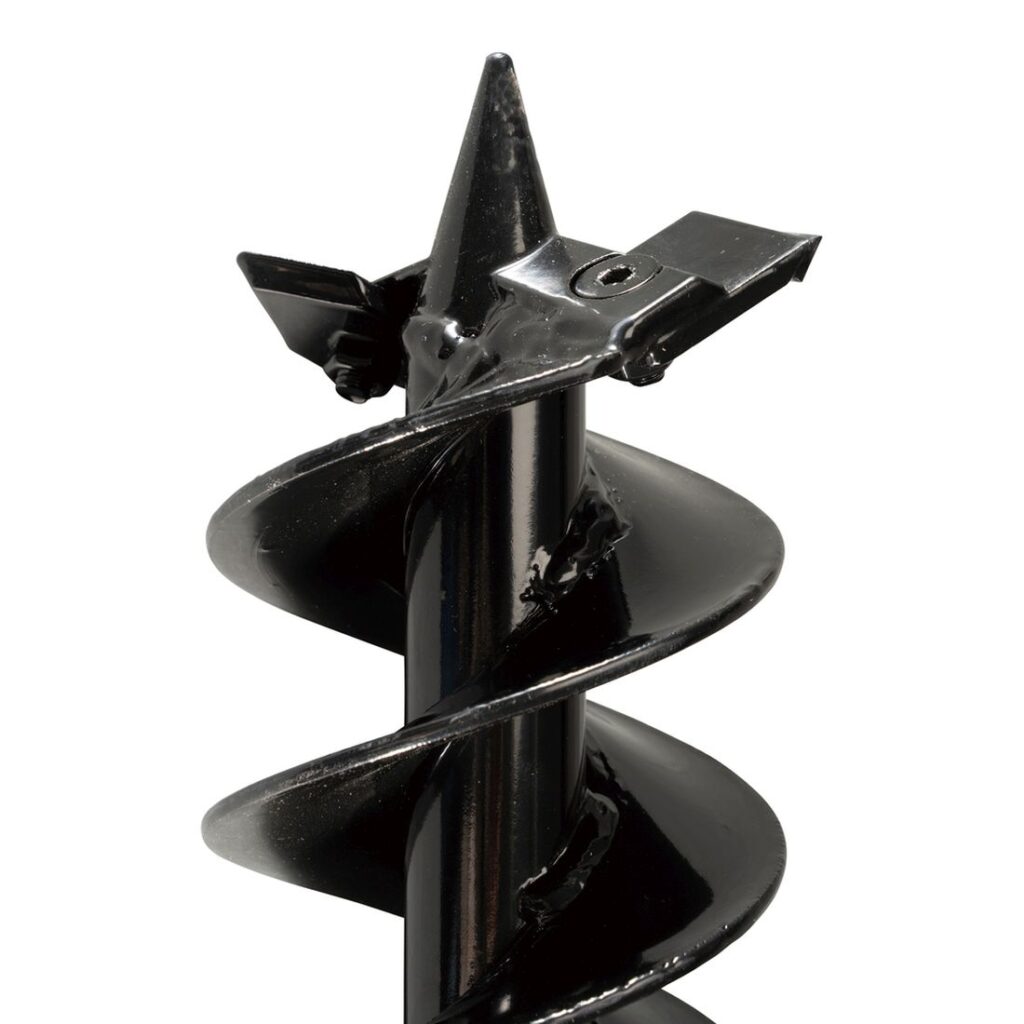 MAKITA Maakaira porakoneelle 80 x 800 mm. Lähikuvassa Maakairan kärki.