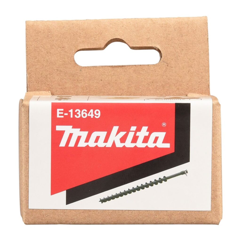 MAKITA Varateräpari maakairaan 50 mm, sisältää kiinnitysruuvit. Kuvassa tuotteen myyntipakkaus edestäpäin.