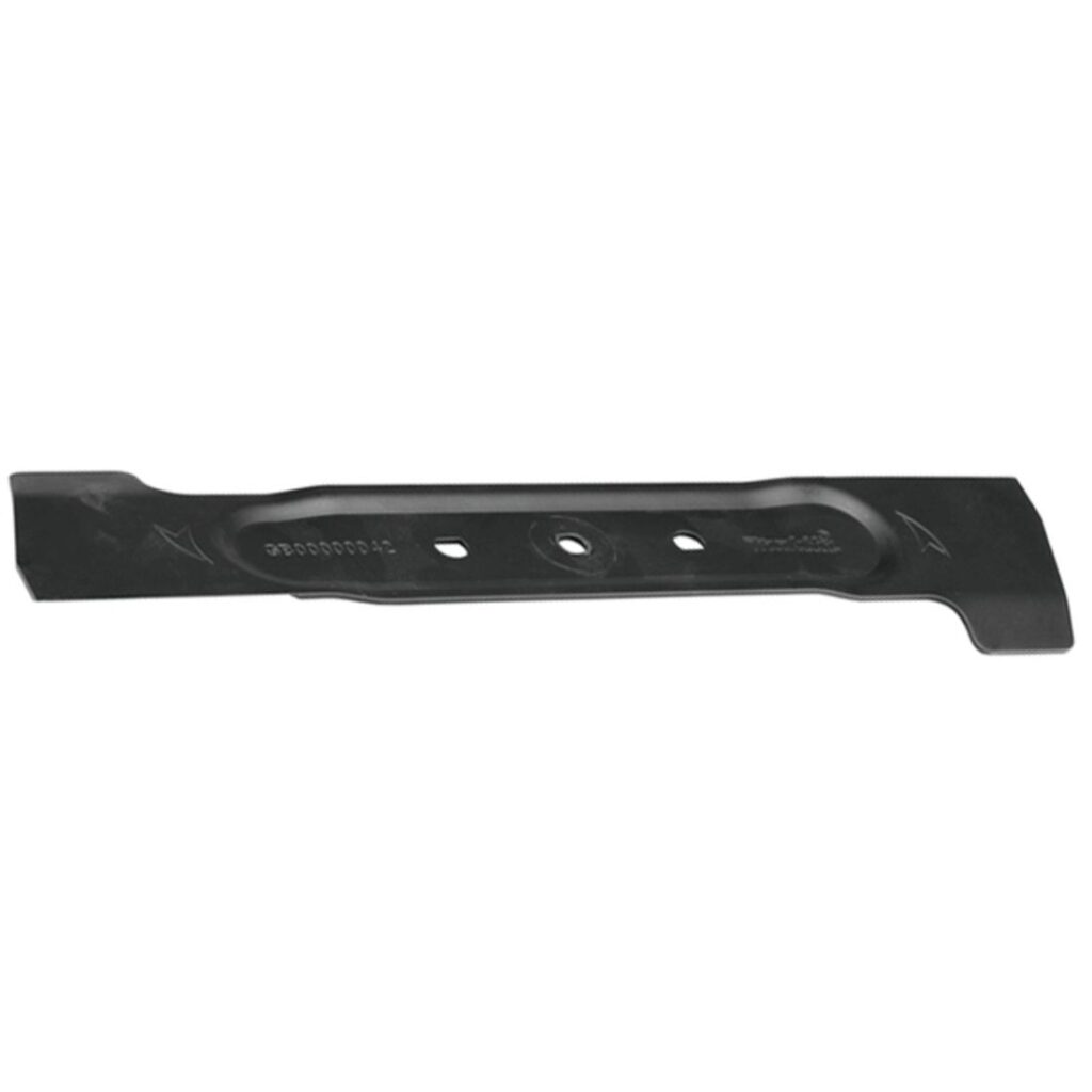 MAKITA Ruohonleikkurin terä 330 mm. Kuvassa Ruohonleikkurin terä 330 mm oikealta etuyläviistosta.