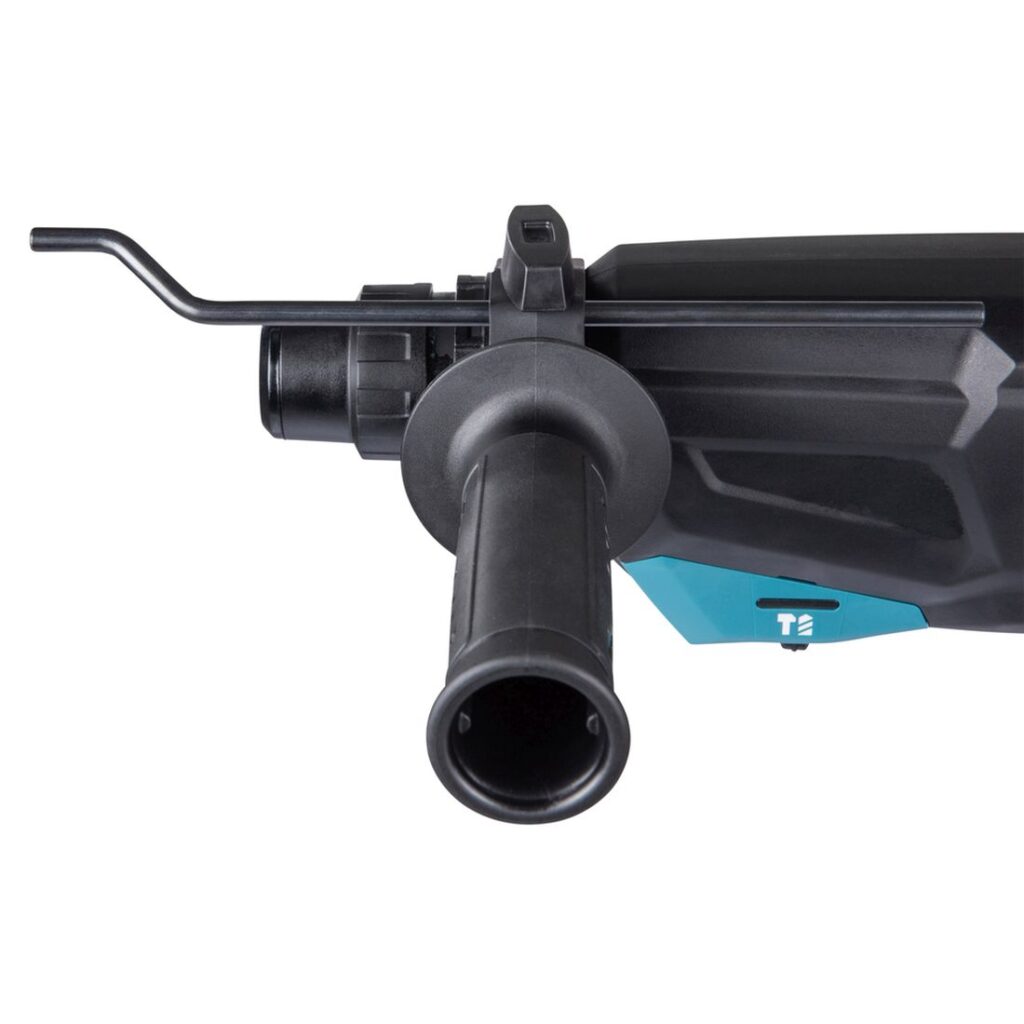 MAKITA Poravasara HR2670. Lähikuvassa Poravasara HR2670:n tukikahva.