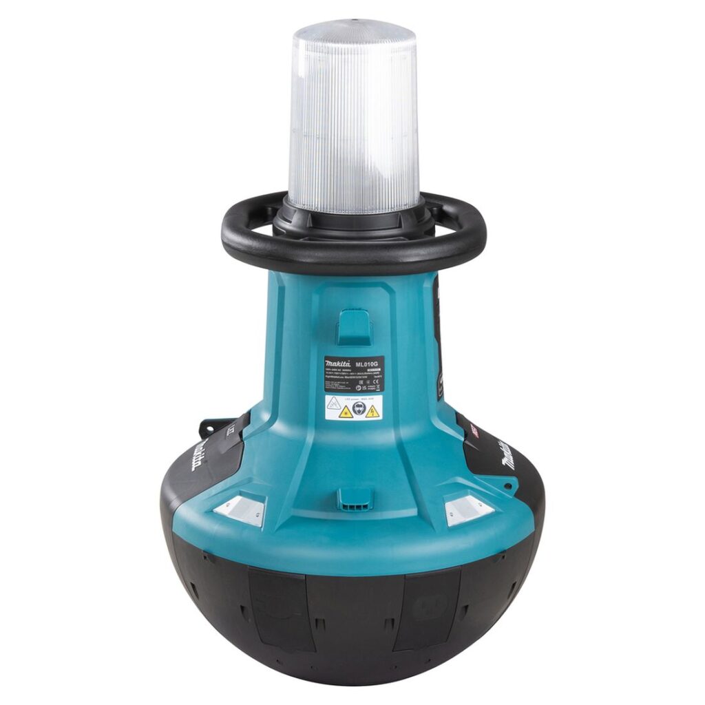 MAKITA Työmaavalaisin XGT LXT. Kuvassa Työmaavalaisin XGT LXT oikealta sivustapäin yläviistosta.