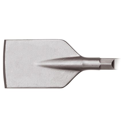 MAKITA Lapiotaltta 125x400mm. Kuvassa Lapiotaltta 125x400mm vasemmalta sivustapäin.