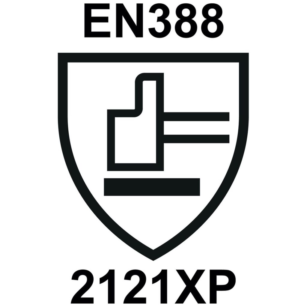 MAKITA Työkäsine pehmusteilla. Koko L (9). EN388 2121XP.