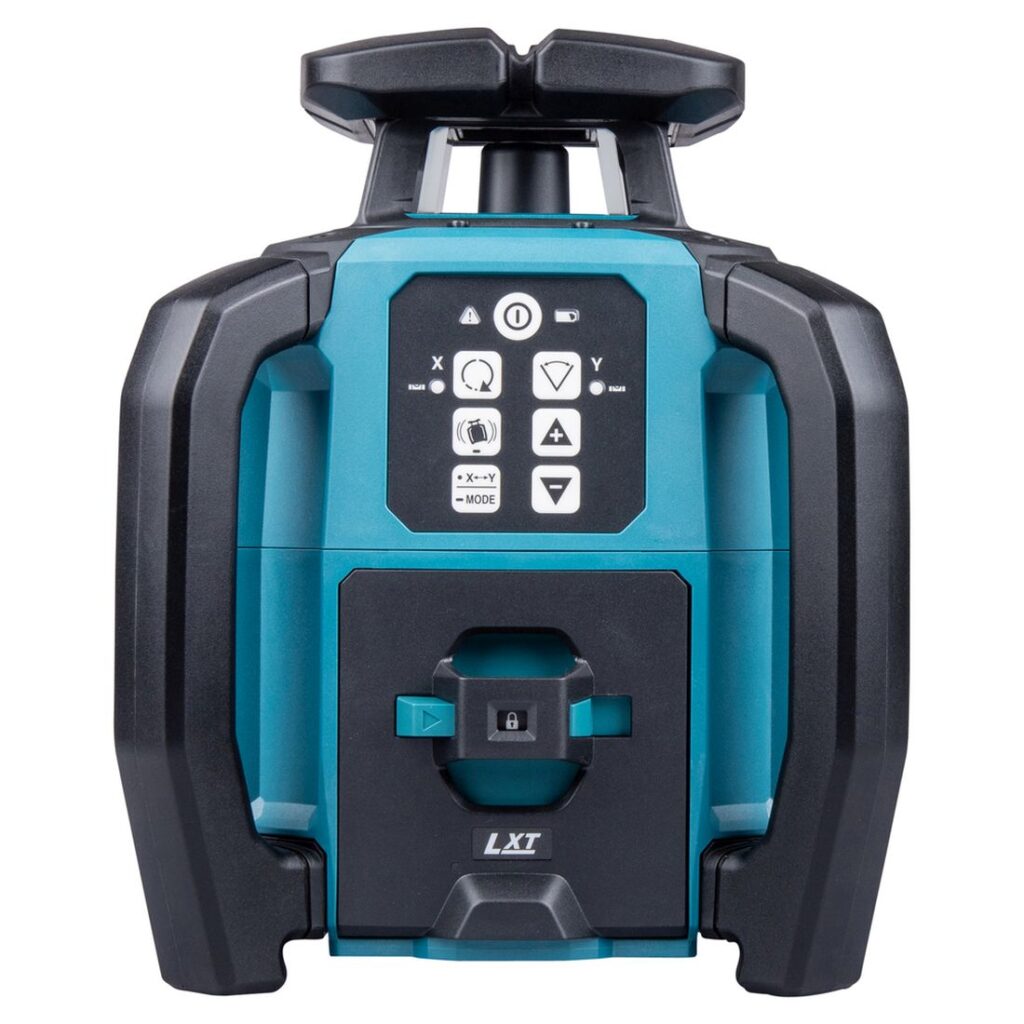 MAKITA Pyörivä laser LXT SKR001. Kuvassa Pyörivä laser LXT SKR001 edestäpäin.