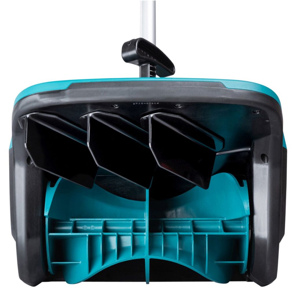 MAKITA Lumilapiolisälaite SN400MP. Lähikuvassa Lumilapiolisälaite SN400MP:n heittosuunta käännettynä oikealle.