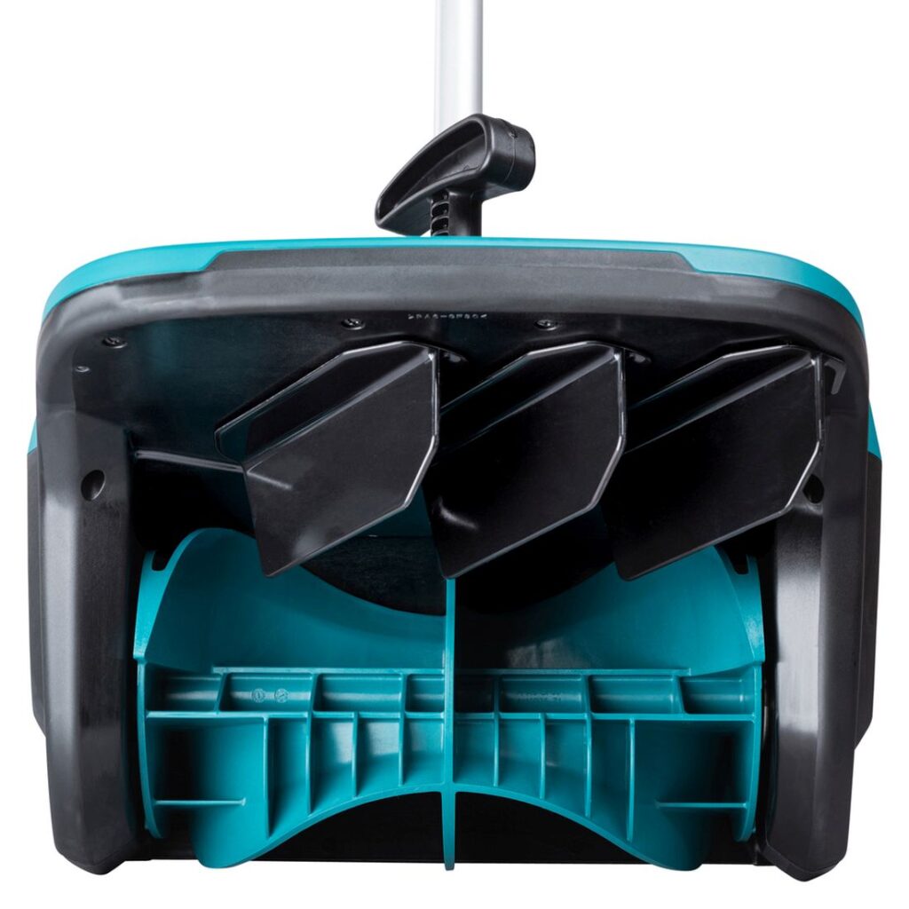 MAKITA Lumilapiolisälaite SN400MP. Lähikuvassa Lumilapiolisälaite SN400MP:n heittosuunta käännettynä vasemmalle.