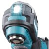 MAKITA Monitoimikone XGT TM001G. Lähikuvassa Monitoimikone XGT TM001G:n LED-valo.