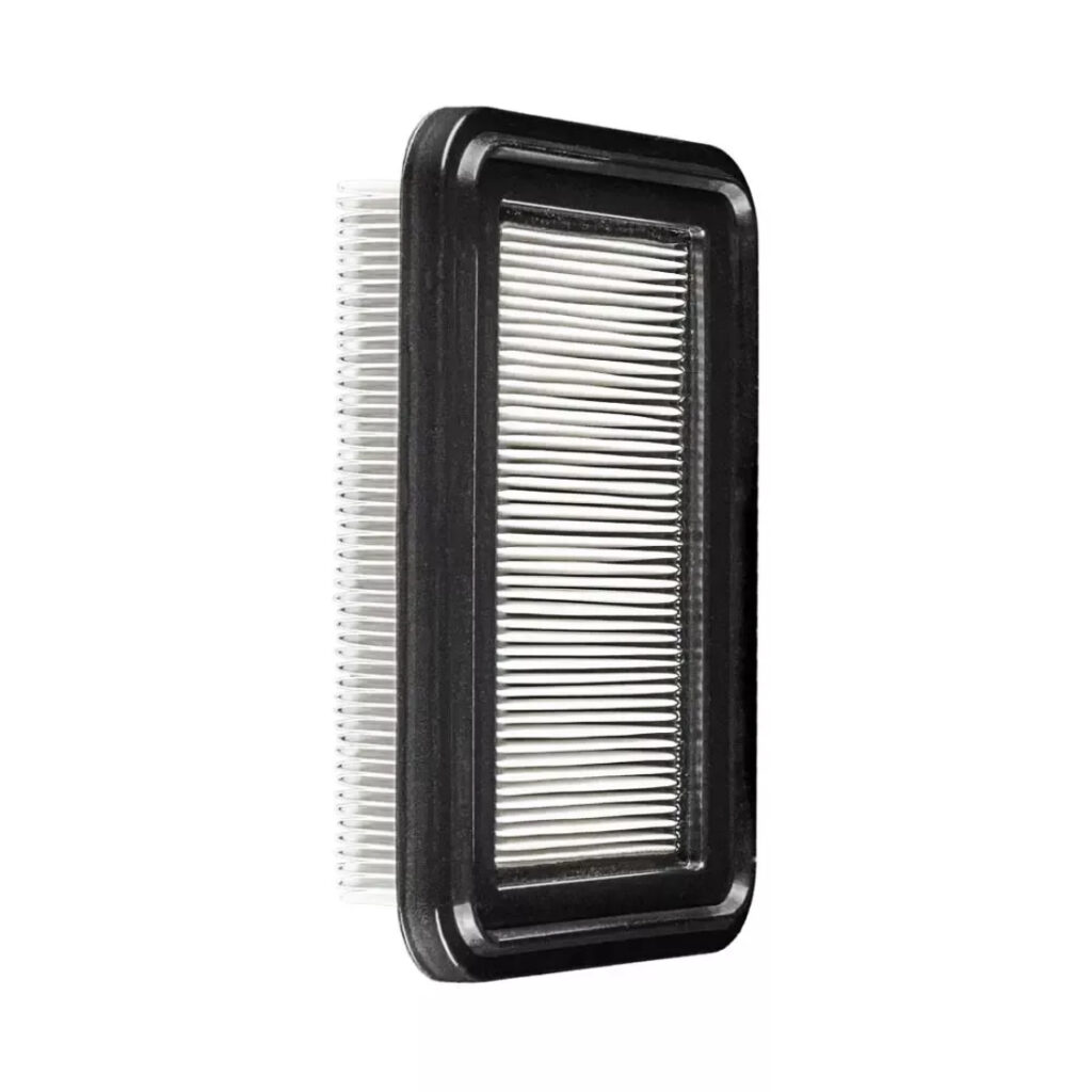 Tasosuodatin 33/44. Kuvassa tasosuodatin vasemmalta etuviistosta.