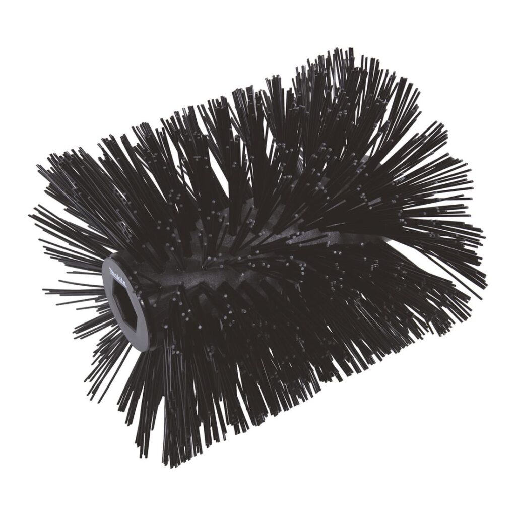 MAKITA Harja harjalisälaitteeseen BR400MP. Kuvassa Harja harjalisälaitteeseen BR400MP vasemmalta etuyläviistosta.