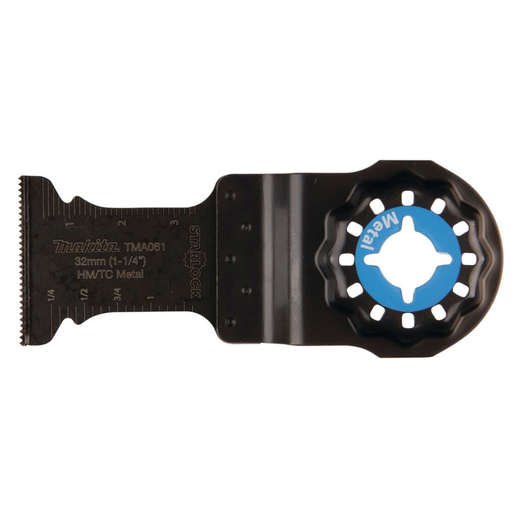 MAKITA SAHANTERÄ UPOTUKSEEN TC / HM, LEVEYS 32MM. Kuvassa sahanterä ylhäältäpäin.