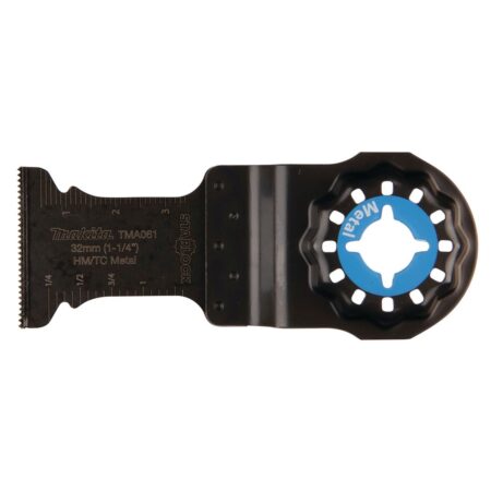 MAKITA SAHANTERÄ UPOTUKSEEN TC / HM, LEVEYS 32MM. Kuvassa sahanterä ylhäältäpäin.