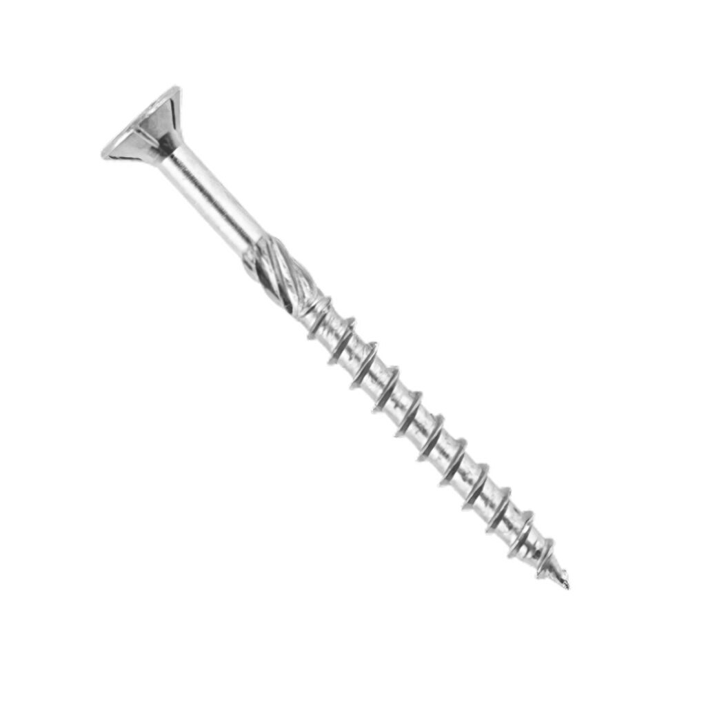 DMW Yleisruuvi sähkösinkitty. Kuvassa yleisruuvi sivustapäin.