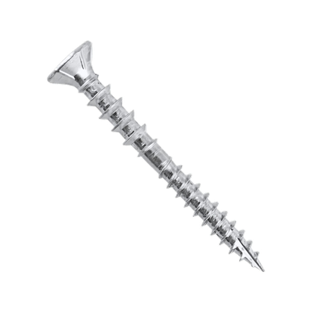 WDS Säätökarmiruuvi puuhun. Kuvassa säätökarmiruuvi sivustapäin.